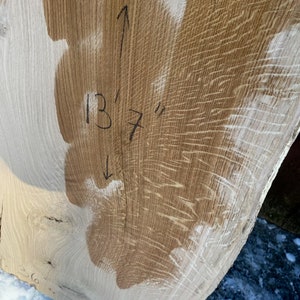 White oak live edge wood slabs 13 feet long