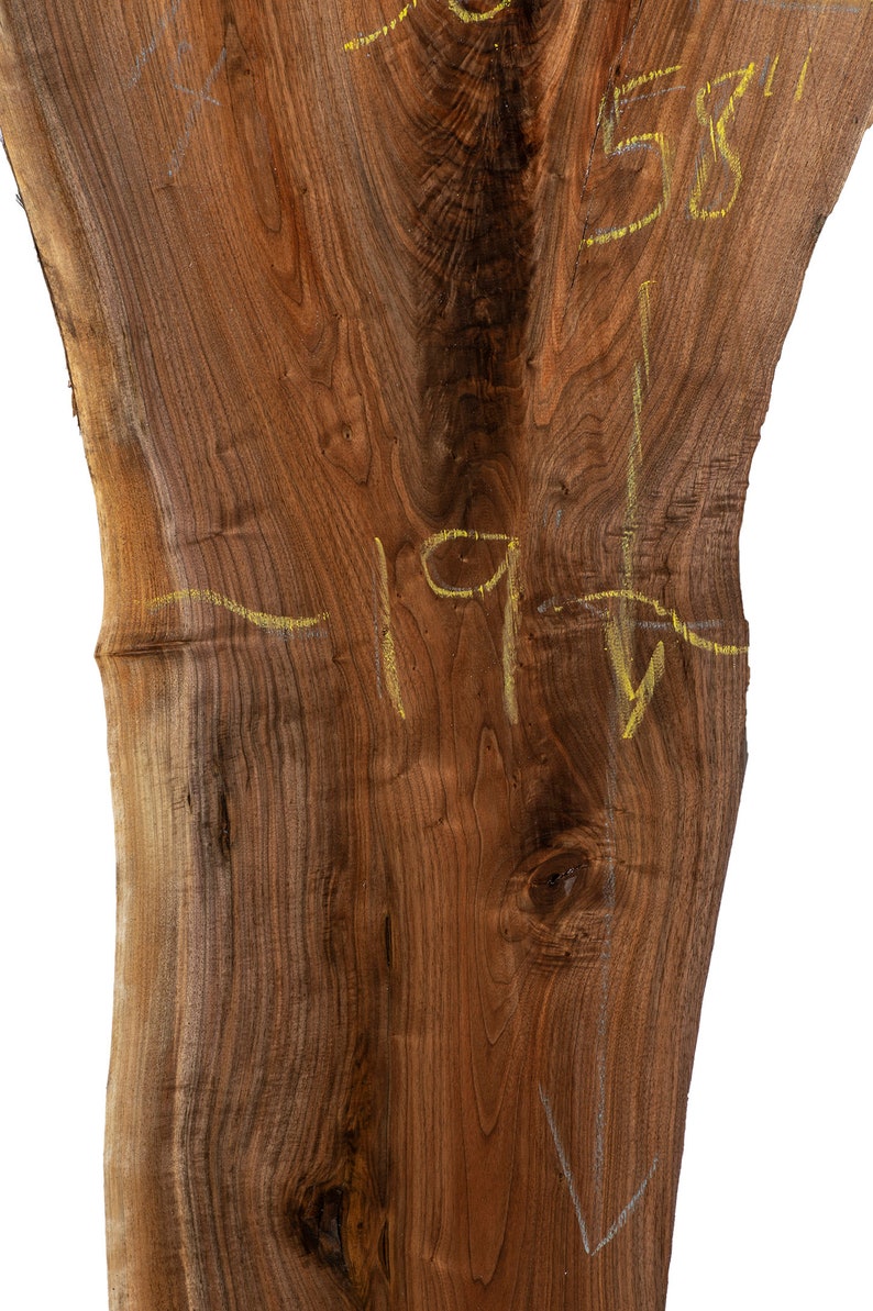 5 Foot Black Walnut Wood Slab for Sale. Black Walnut Wood Slab for Sale