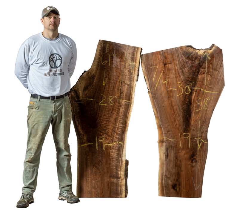 5 Foot Black Walnut Wood Slab for Sale. Black Walnut Wood Slab for Sale