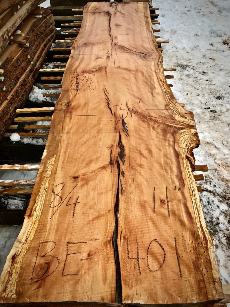 Live edge wood slab. Beech. Wood slabs. Live edge wood slab Etsy