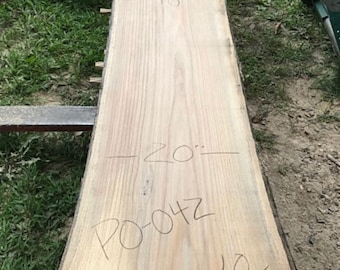 12 Foot Live edge wood slabs. 12 foot oak bar top.  12 foot business shelf
