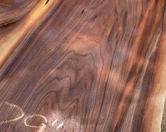 Black walnut Wood Slab 12 foot. Walnut dining table
