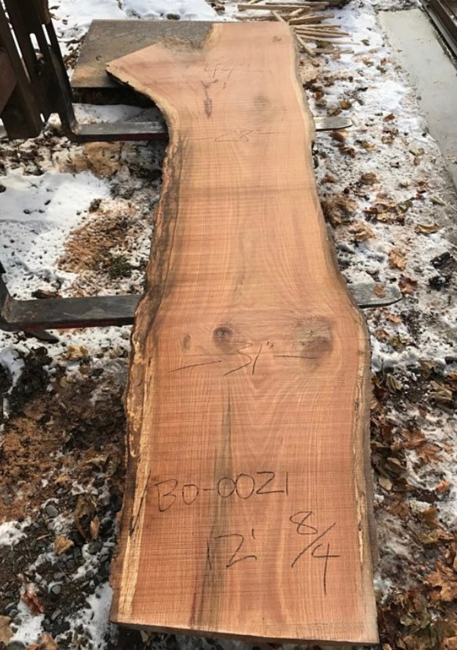 12 Foot Live Edge Oak. Black Oak Wood Bar Top Etsy