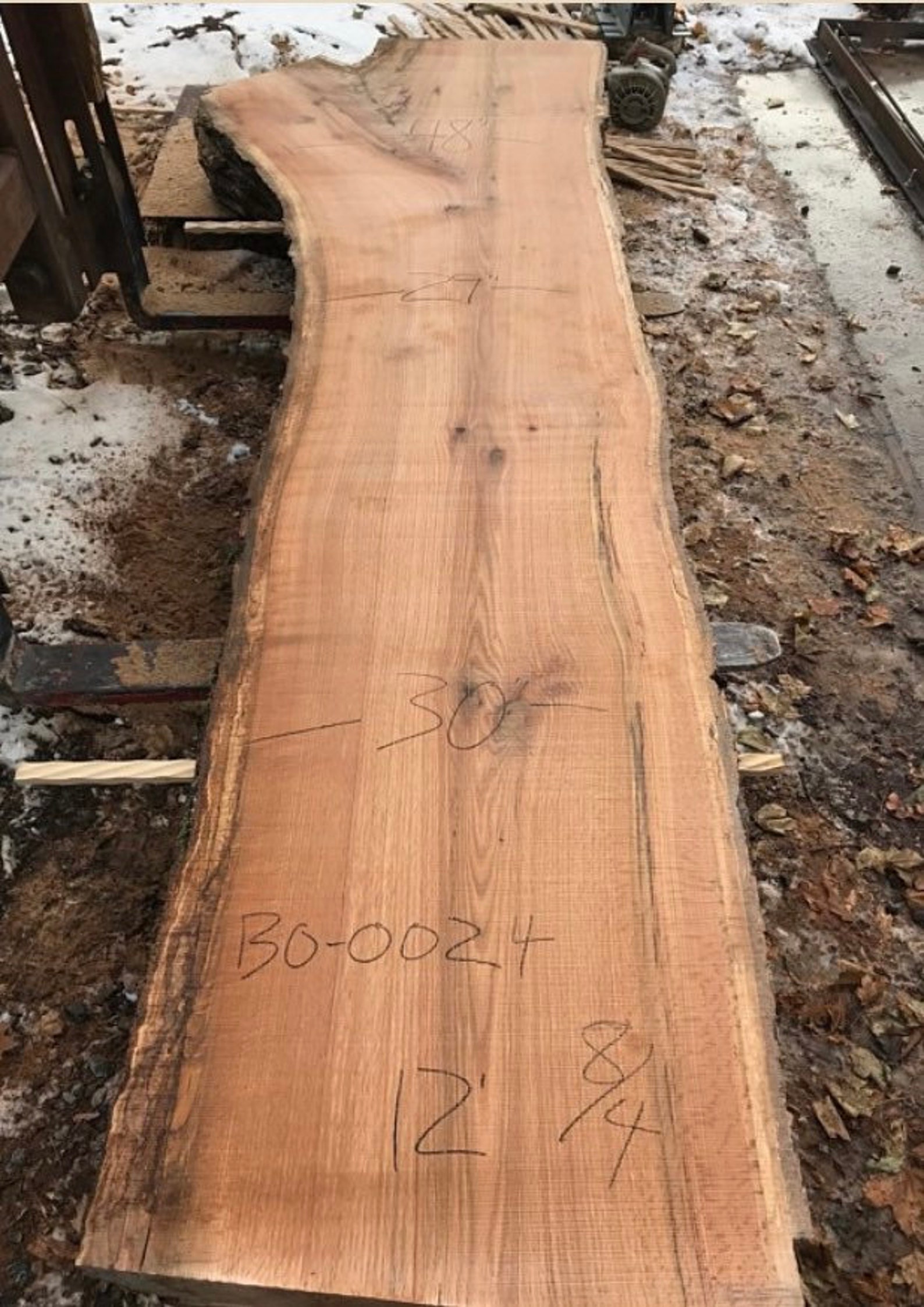 12 Foot Live Edge Oak. Black Oak Wood Bar Top Etsy