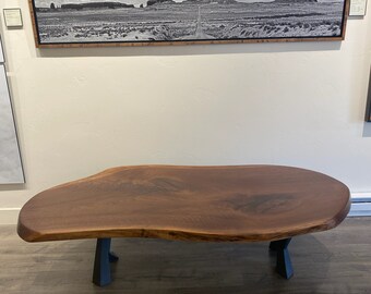 6 foot Black Walnut custom Table. 6 Foot Black Walnut Table. Black Walnut Furniture