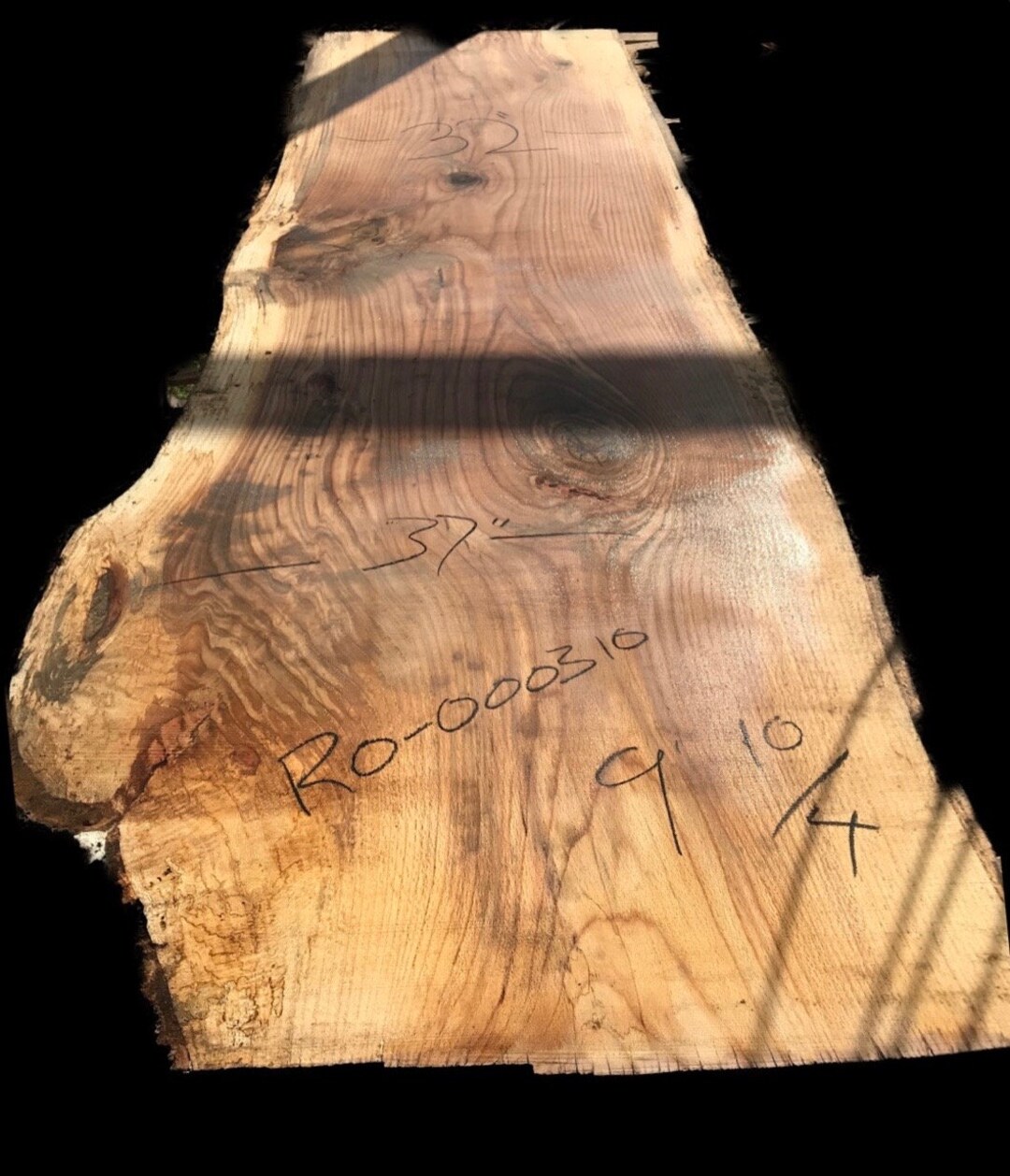 9 Foot Live Edge Red Oak Wood Slab. Great for Bar or Table Top Etsy
