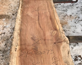 8 foot long x 30 inch wide live edge table