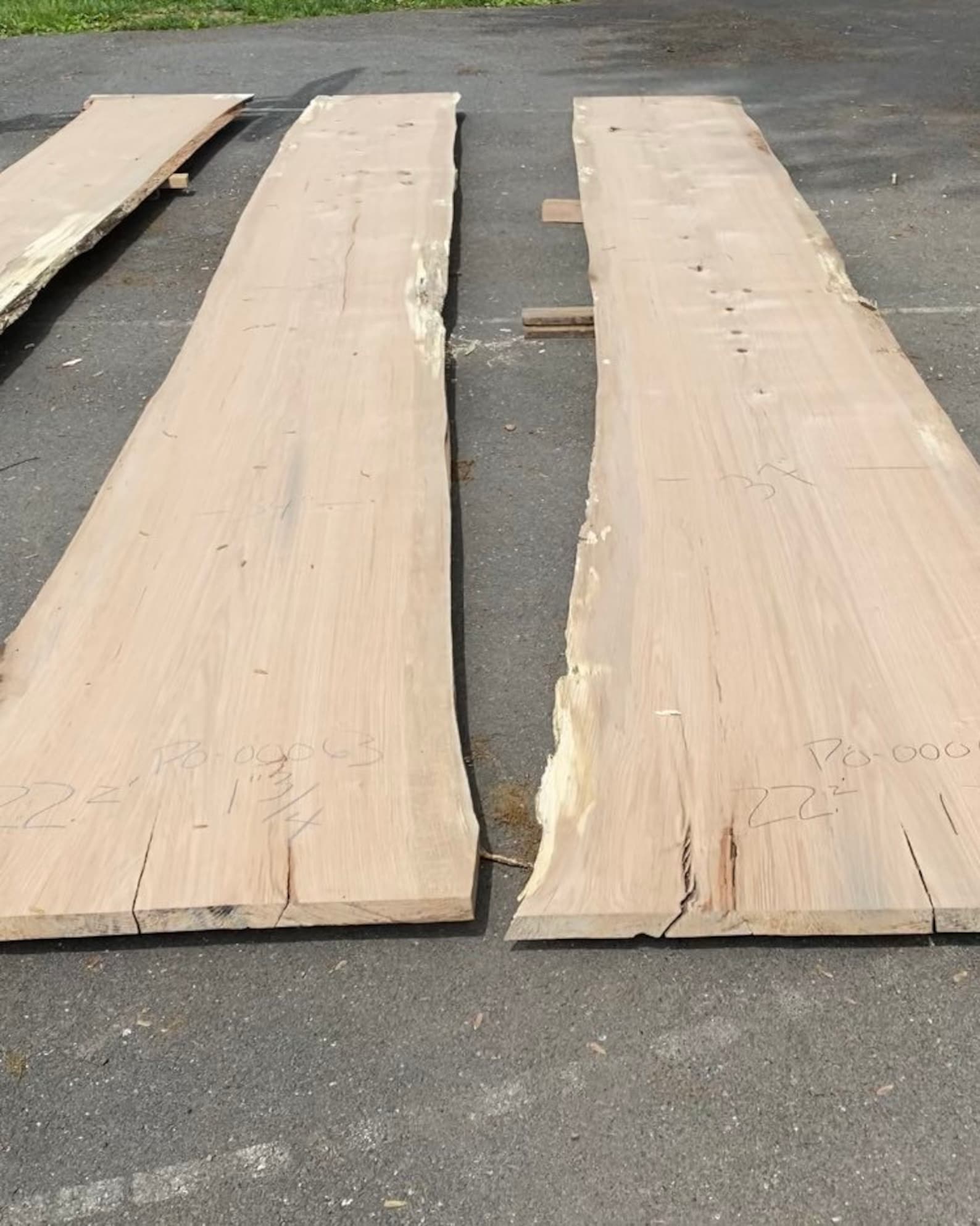 22 Foot Pin Oak Wood Slabs for Sale Etsy