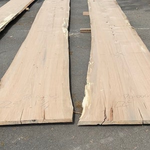 22 foot pin oak wood slabs for sale