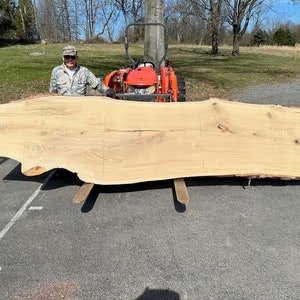large white oak wood slabs kiln dried