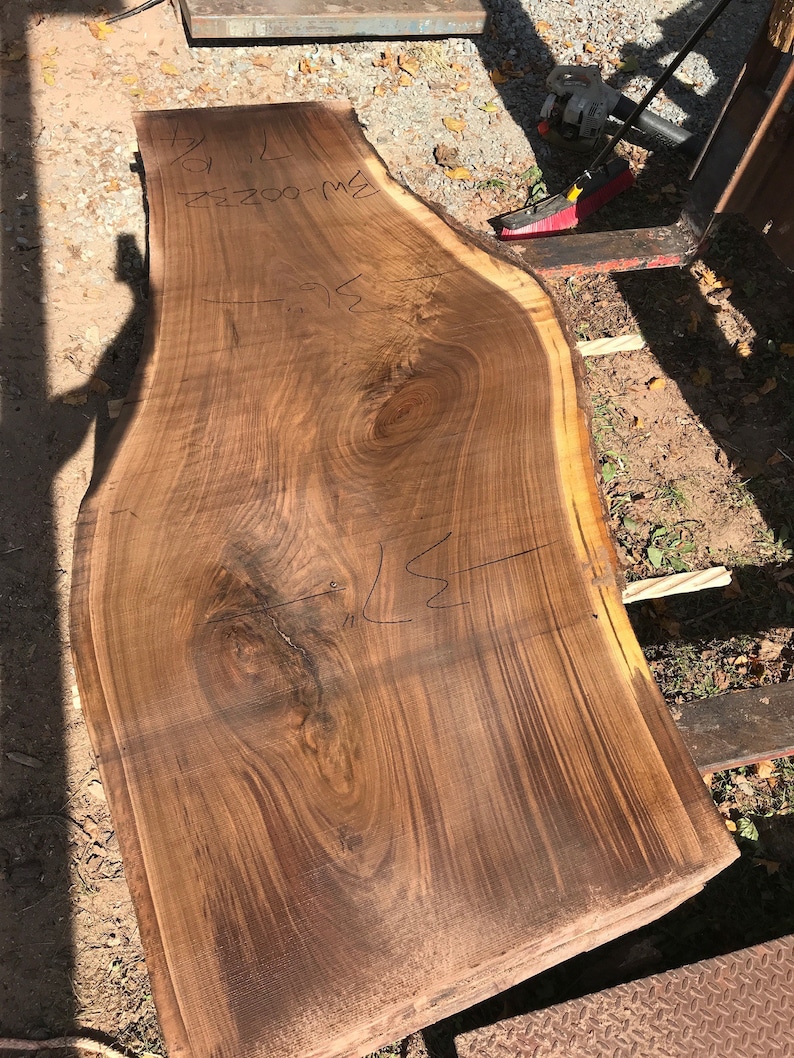 Huge Black Walnut Wood Slabs. Walnut Live Edge Wood Slabs. Etsy