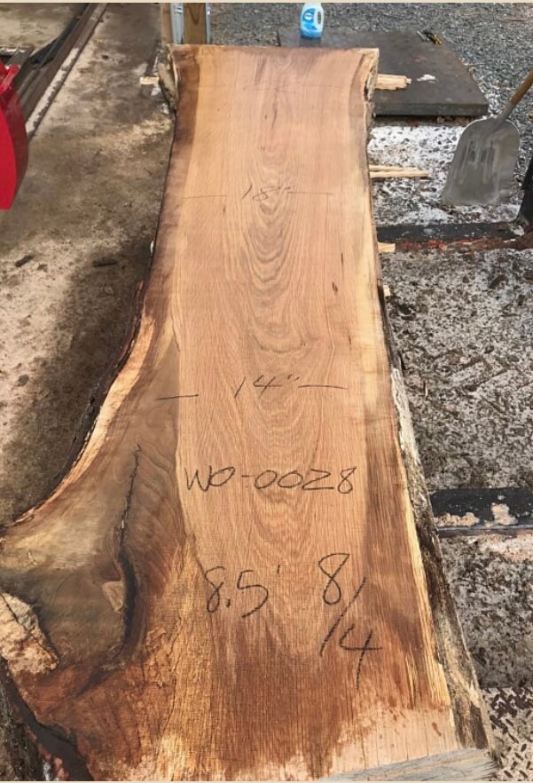 Live edge 8 foot oak wood slabs Etsy.de