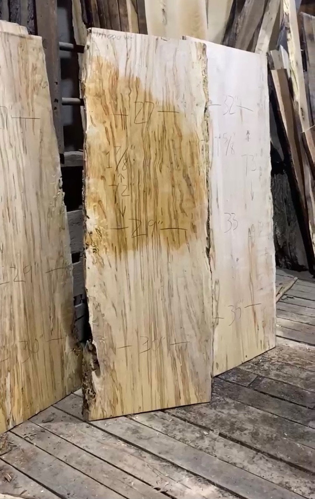 Spalted Maple Dining Table Etsy