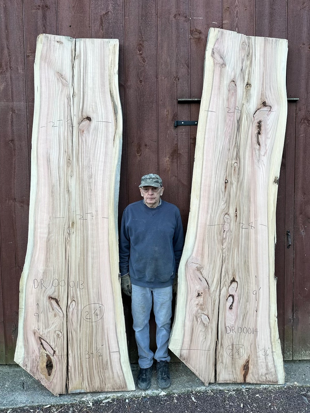 Tree Slab 9 In 9 Foot Redwood Kiln Dried Wood Slab - Etsy