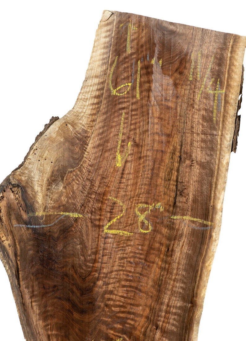 5 Foot Black Walnut Wood Slab for Sale. Black Walnut Wood Slab for Sale