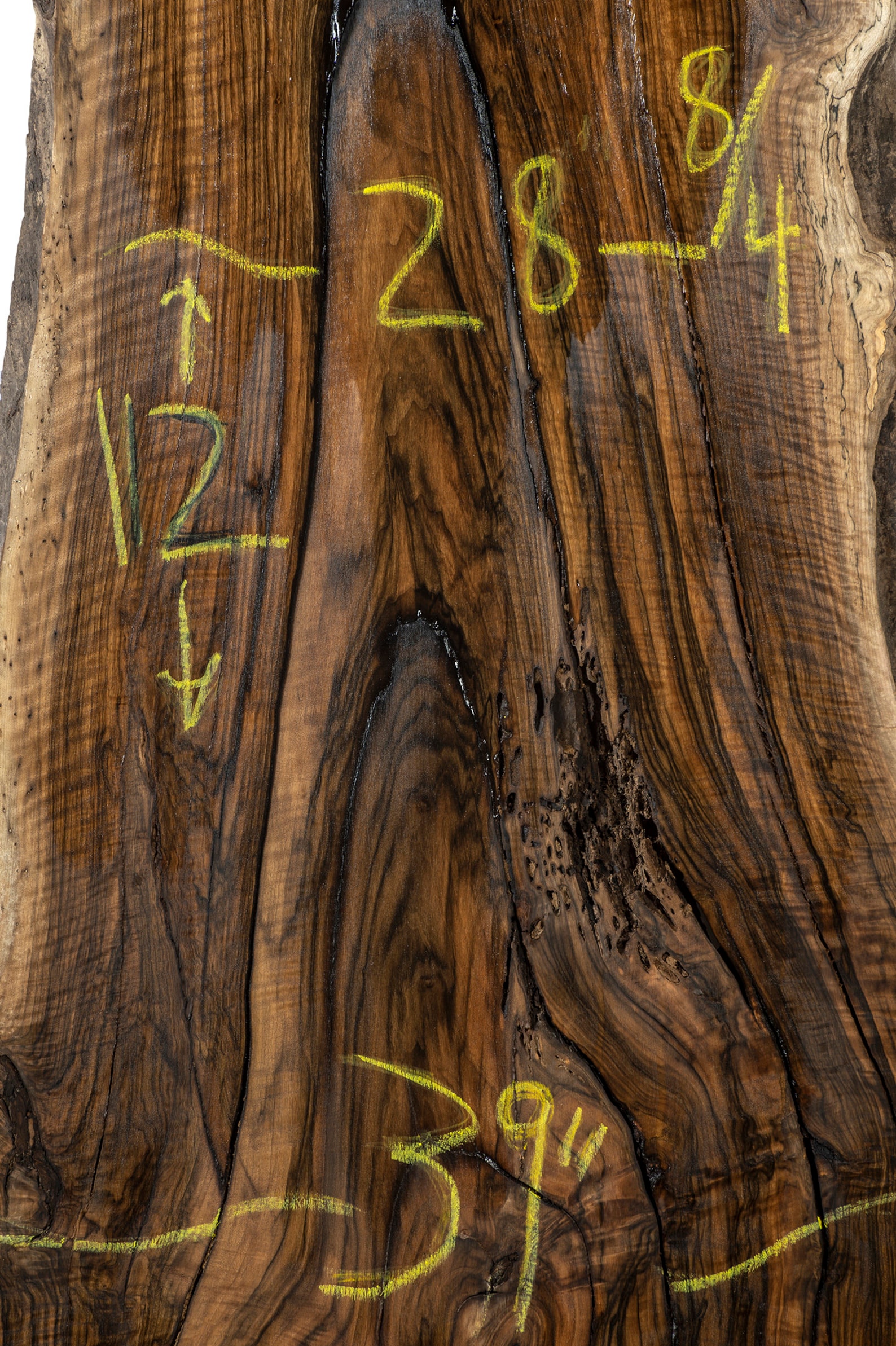 12 Foot Long Live Edge English Walnut Wood Slab. English Etsy UK