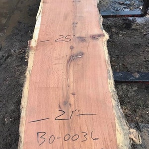 12 ft oak bar live edge