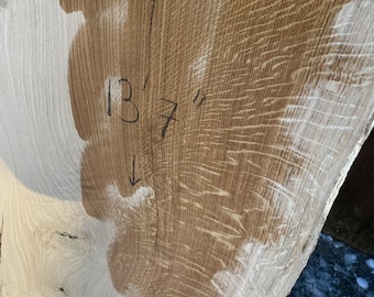 giant white oak hardwood slabs