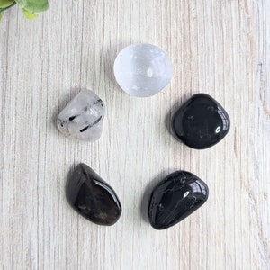 Protection Crystal Kit / Detox Crystal Set / Energy Clearing Crystal Kit / Energy Vampire Crystal Kit