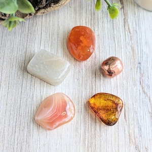 Sacral Chakra Kit / Sacral Chakra Set / Sacral Crystal Kit
