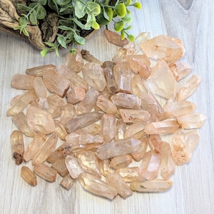BULK 2 lbs Tangerine Quartz Points