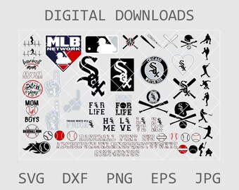 Chicago White Sox,Baseball team svg,White Sox svg,White Sox svg,White Sox dxf,American League MLB,MLB svg,Baseball font,Baseball clipart