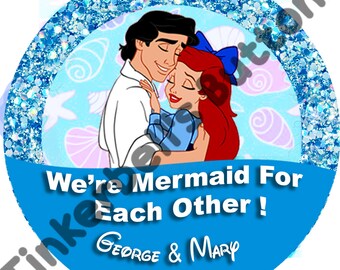 Disney Engagement Buttons-Disney Engagement Pins-Disney Just Engaged Buttons-Disney Just Engaged Pins