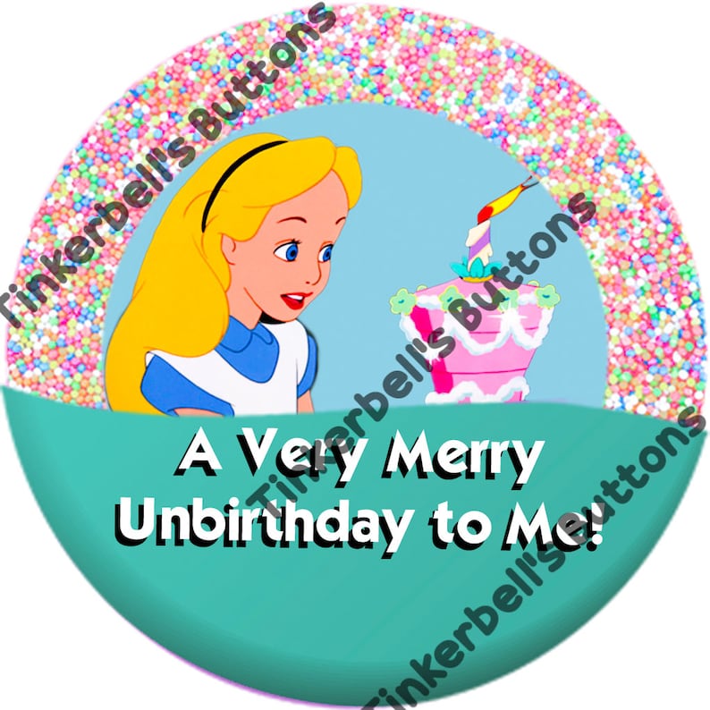 Disney Birthday Buttons Disney Birthday Pinsdisney Birthday Etsy