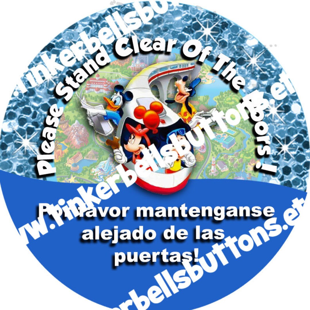 Disney Monorail Buttons-disney Monorail Pins-disney Buttons-disney Pins ...