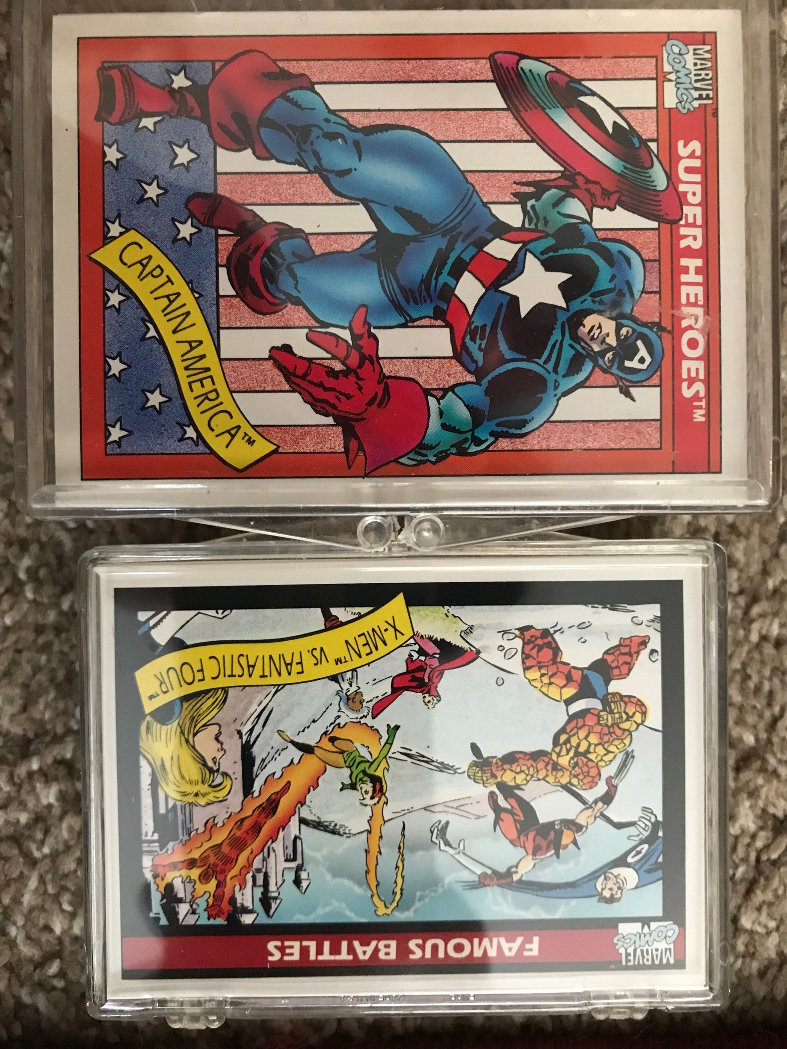 Marvel Trading cards Impel 1990 Etsy