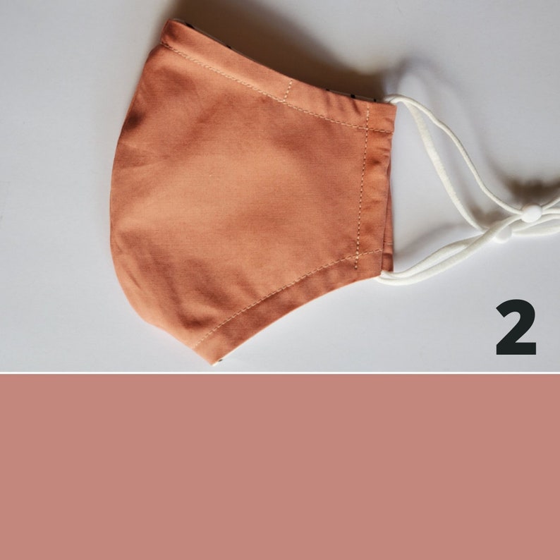 Washable Cotton Face Masks - Solid Colors - Etsy