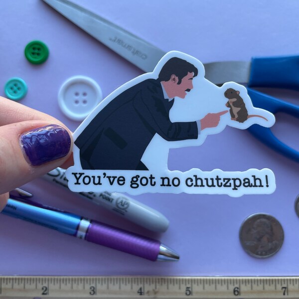 You've got no chutzpah Sticker | Taskmaster (UK) Sticker