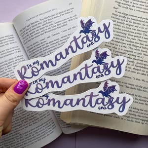In My Romantasy Era Bookmark | Romance Tropes | Book Lover Bookmark