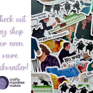 Taskmaster UK Moments - Later Seasons (7 Stickers) | Waterproof Vinyl ...