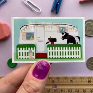 Taskmaster caravan MAGNET | Fridge magnet | Thin flexible vinyl magnet