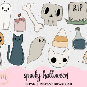 Cute And Spooky Halloween Clipart | Halloween clipart, Halloween party, tshirt clipart, Halloween shirt, creepy png transparent, on sale