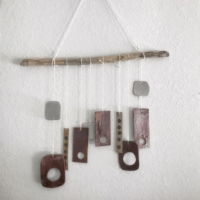 wall hanging ceramic ceramic wall hanging wood wall hanging ceramic mid century mod mixed-media wall sculpture rustic wall sculpture