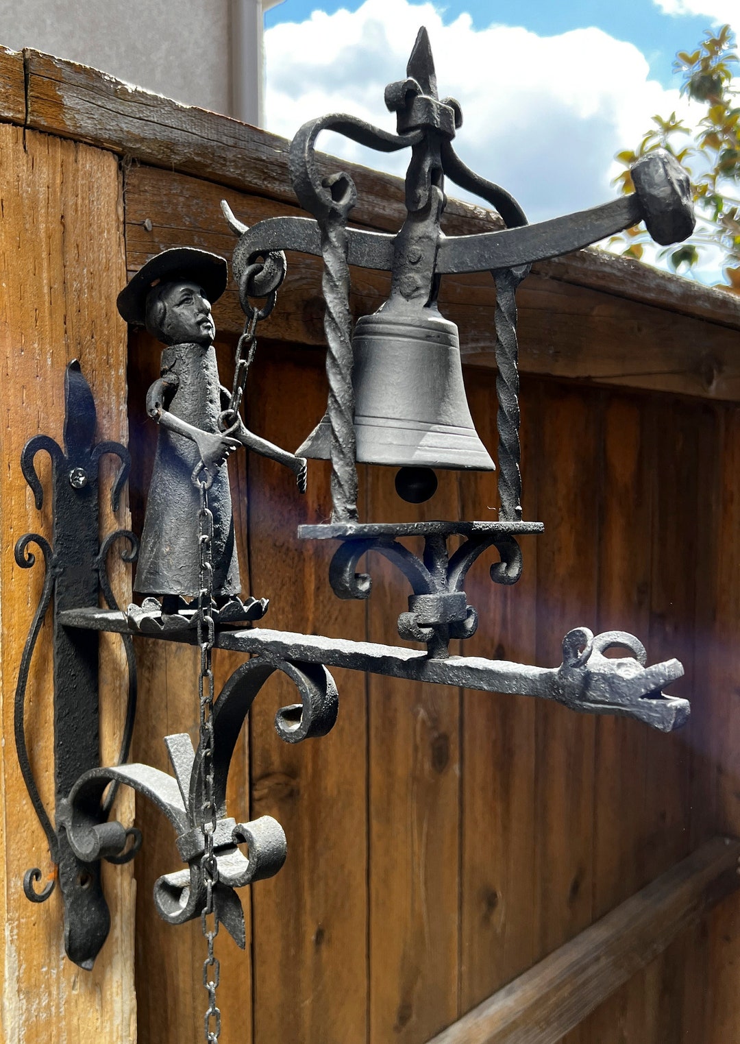 Spanish Colonial Articulating Door Bell Samuel Yellin - Etsy