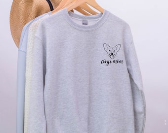 Corgi Mom Sweatshirt - Corgi Dog Sweatshirt - Corgi Sweatshirt - Corgi Mom Apparel - Gift for Corgi Mom