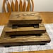 Rustic Home Decor Table Riser Rustic Candle Display Riser Farmhouse ...