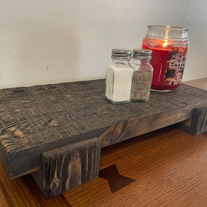 Wood Table Riser Rustic Riser Wood Riser Boho Decor Farmhouse Decor ...