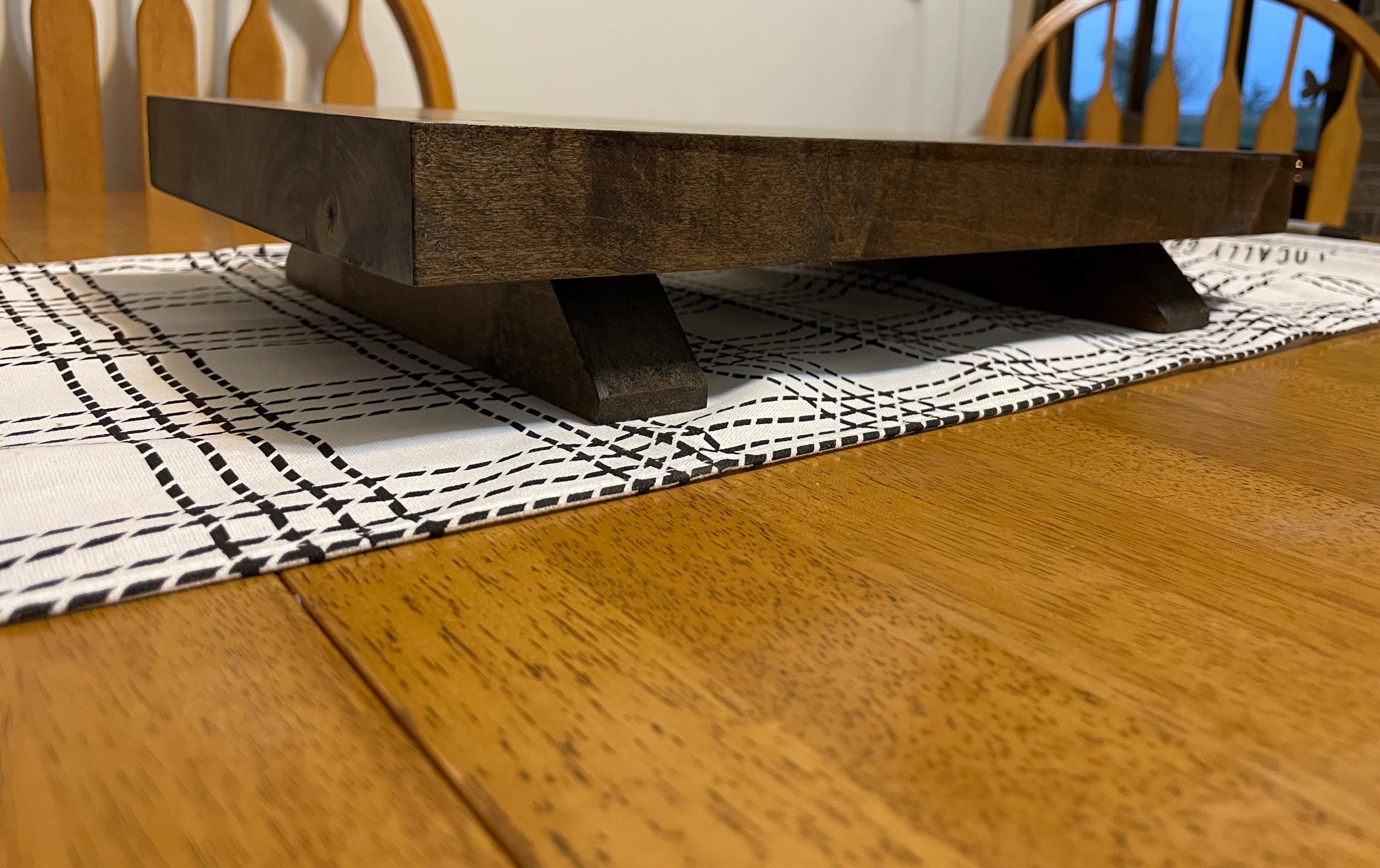 Rustic Table Riser Wooden Pedestal Farmhouse Countertop Tray Candle ...