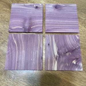Untersetzer aus Holz mit Lasergravur als Rohlinge aus Zedernholz