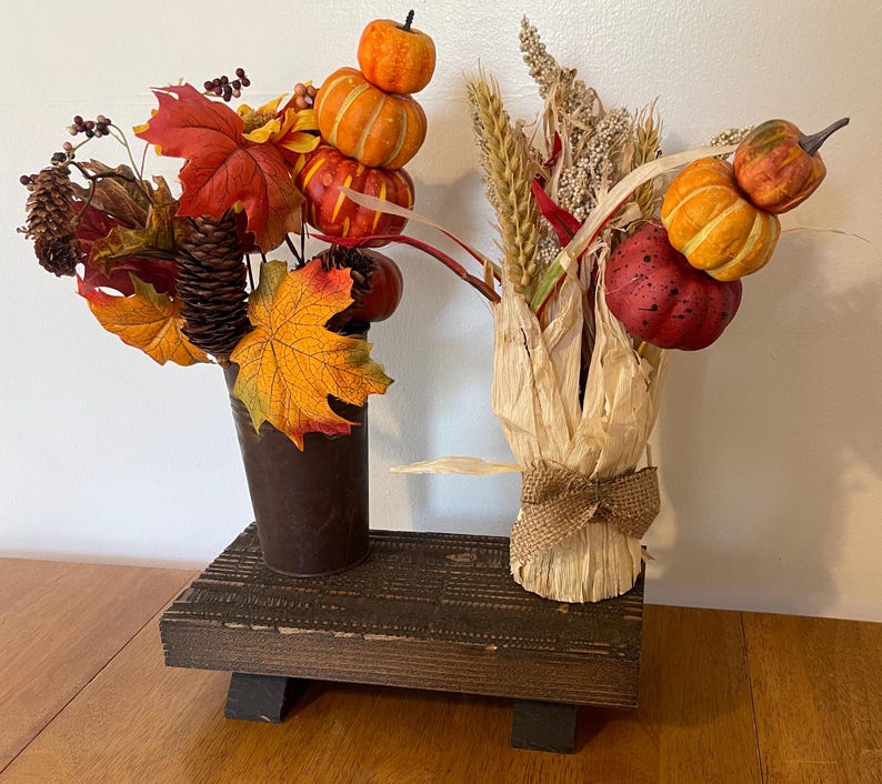Handmade Distressed Wood Table Riser, Rustic Farmhouse Decor - Etsy