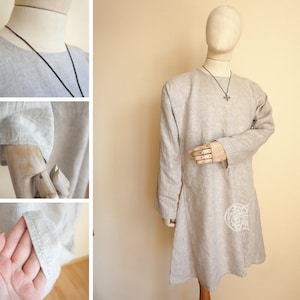 Linen medieval handmade tunic - viking, slav, LARP