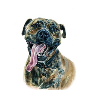 Pet Portrait Painting Dog Watercolor Portrait Pet Loss Custom Dog Portrait Painting Pet Painting Gift