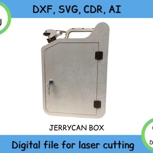 Jerry Can Bar, Mini Bar, Canister  Bar, Jerry Can, Mens Gift, vector file, laser cut file, dxf, cdr, svf, ai, instant download, digital file
