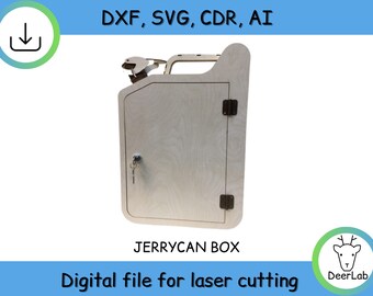 Jerry Can Bar, Mini Bar, Canister  Bar, Jerry Can, Mens Gift, vector file, laser cut file, dxf, cdr, svf, ai, instant download, digital file
