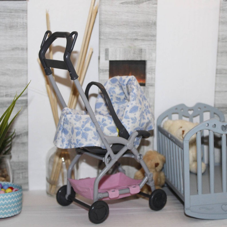 Barbie doll Barbie baby stroller Pram baby carrier COVER & Etsy