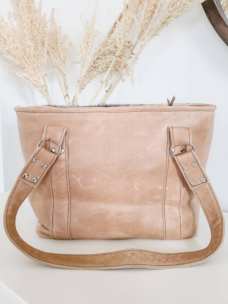 Beautiful Hair on Cowhide Leather Handbag. Authentic Cow Hide Etsy Canada